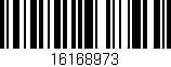 Código de barras (EAN, GTIN, SKU, ISBN): '16168973'