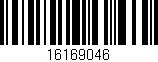Código de barras (EAN, GTIN, SKU, ISBN): '16169046'