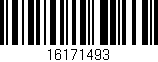Código de barras (EAN, GTIN, SKU, ISBN): '16171493'