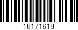 Código de barras (EAN, GTIN, SKU, ISBN): '16171619'