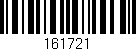 Código de barras (EAN, GTIN, SKU, ISBN): '161721'
