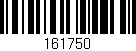 Código de barras (EAN, GTIN, SKU, ISBN): '161750'