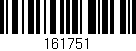 Código de barras (EAN, GTIN, SKU, ISBN): '161751'
