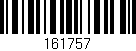 Código de barras (EAN, GTIN, SKU, ISBN): '161757'