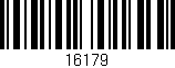 Código de barras (EAN, GTIN, SKU, ISBN): '16179'
