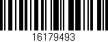 Código de barras (EAN, GTIN, SKU, ISBN): '16179493'