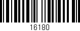Código de barras (EAN, GTIN, SKU, ISBN): '16180'