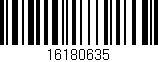 Código de barras (EAN, GTIN, SKU, ISBN): '16180635'