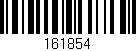 Código de barras (EAN, GTIN, SKU, ISBN): '161854'
