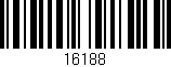 Código de barras (EAN, GTIN, SKU, ISBN): '16188'