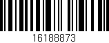 Código de barras (EAN, GTIN, SKU, ISBN): '16188873'