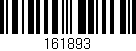 Código de barras (EAN, GTIN, SKU, ISBN): '161893'