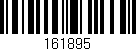 Código de barras (EAN, GTIN, SKU, ISBN): '161895'