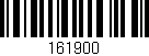 Código de barras (EAN, GTIN, SKU, ISBN): '161900'