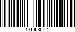 Código de barras (EAN, GTIN, SKU, ISBN): '161906LE-2'