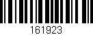 Código de barras (EAN, GTIN, SKU, ISBN): '161923'