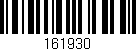 Código de barras (EAN, GTIN, SKU, ISBN): '161930'