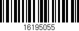 Código de barras (EAN, GTIN, SKU, ISBN): '16195055'