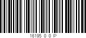 Código de barras (EAN, GTIN, SKU, ISBN): '16195_0_0_P'