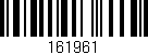 Código de barras (EAN, GTIN, SKU, ISBN): '161961'