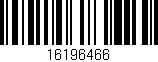 Código de barras (EAN, GTIN, SKU, ISBN): '16196466'