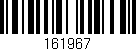 Código de barras (EAN, GTIN, SKU, ISBN): '161967'