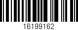 Código de barras (EAN, GTIN, SKU, ISBN): '16199162'