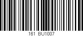 Código de barras (EAN, GTIN, SKU, ISBN): '161/BU1007'