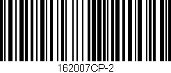 Código de barras (EAN, GTIN, SKU, ISBN): '162007CP-2'