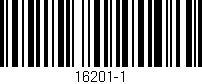 Código de barras (EAN, GTIN, SKU, ISBN): '16201-1'