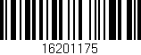 Código de barras (EAN, GTIN, SKU, ISBN): '16201175'