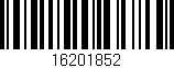 Código de barras (EAN, GTIN, SKU, ISBN): '16201852'