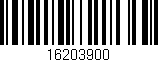 Código de barras (EAN, GTIN, SKU, ISBN): '16203900'