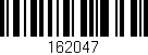 Código de barras (EAN, GTIN, SKU, ISBN): '162047'