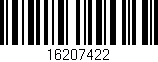 Código de barras (EAN, GTIN, SKU, ISBN): '16207422'