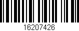 Código de barras (EAN, GTIN, SKU, ISBN): '16207426'