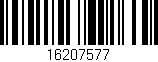 Código de barras (EAN, GTIN, SKU, ISBN): '16207577'