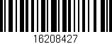 Código de barras (EAN, GTIN, SKU, ISBN): '16208427'