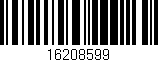Código de barras (EAN, GTIN, SKU, ISBN): '16208599'