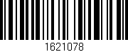 Código de barras (EAN, GTIN, SKU, ISBN): '1621078'