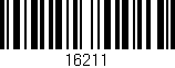Código de barras (EAN, GTIN, SKU, ISBN): '16211'