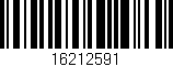 Código de barras (EAN, GTIN, SKU, ISBN): '16212591'