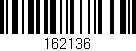Código de barras (EAN, GTIN, SKU, ISBN): '162136'