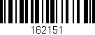 Código de barras (EAN, GTIN, SKU, ISBN): '162151'