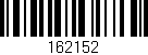 Código de barras (EAN, GTIN, SKU, ISBN): '162152'
