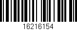 Código de barras (EAN, GTIN, SKU, ISBN): '16216154'