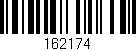 Código de barras (EAN, GTIN, SKU, ISBN): '162174'