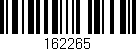 Código de barras (EAN, GTIN, SKU, ISBN): '162265'