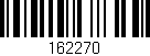 Código de barras (EAN, GTIN, SKU, ISBN): '162270'