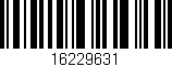 Código de barras (EAN, GTIN, SKU, ISBN): '16229631'